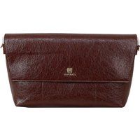 Strukturierte Baguette-Tasche aus Kunstleder