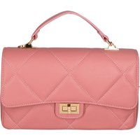 Elegante gesteppte Leder-Schultertasche