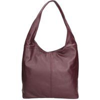 Lässige Hobo-Tasche aus genarbtem Leder