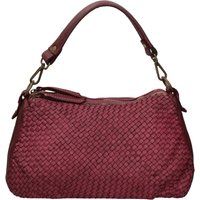 Geflochtene Schultertasche aus Leder