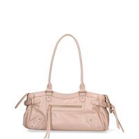 Weiche Leder-Schultertasche mit Quasten
