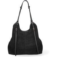Elegante Wildleder-Hobo-Schultertasche