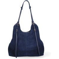 Große Hobo-Schultertasche aus Wildleder