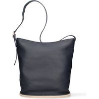 Beuteltasche aus genarbtem Leder