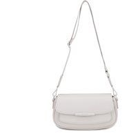 Elegante minimalistische Klappen-Schultertasche