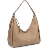 Strukturierte Hobo-Schultertasche