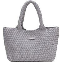 Elegante Shopper-Tasche in Flechtoptik