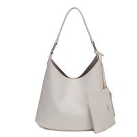 Strukturierte Hobo-Tasche aus Kunstleder