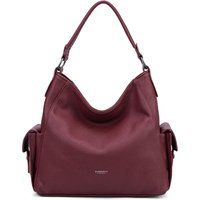Hobo-Tasche aus genarbtem Kunstleder