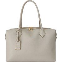 Henkeltasche in genarbter Lederoptik