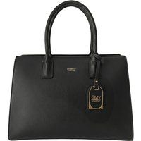 Strukturierte Henkeltasche aus Kunstleder