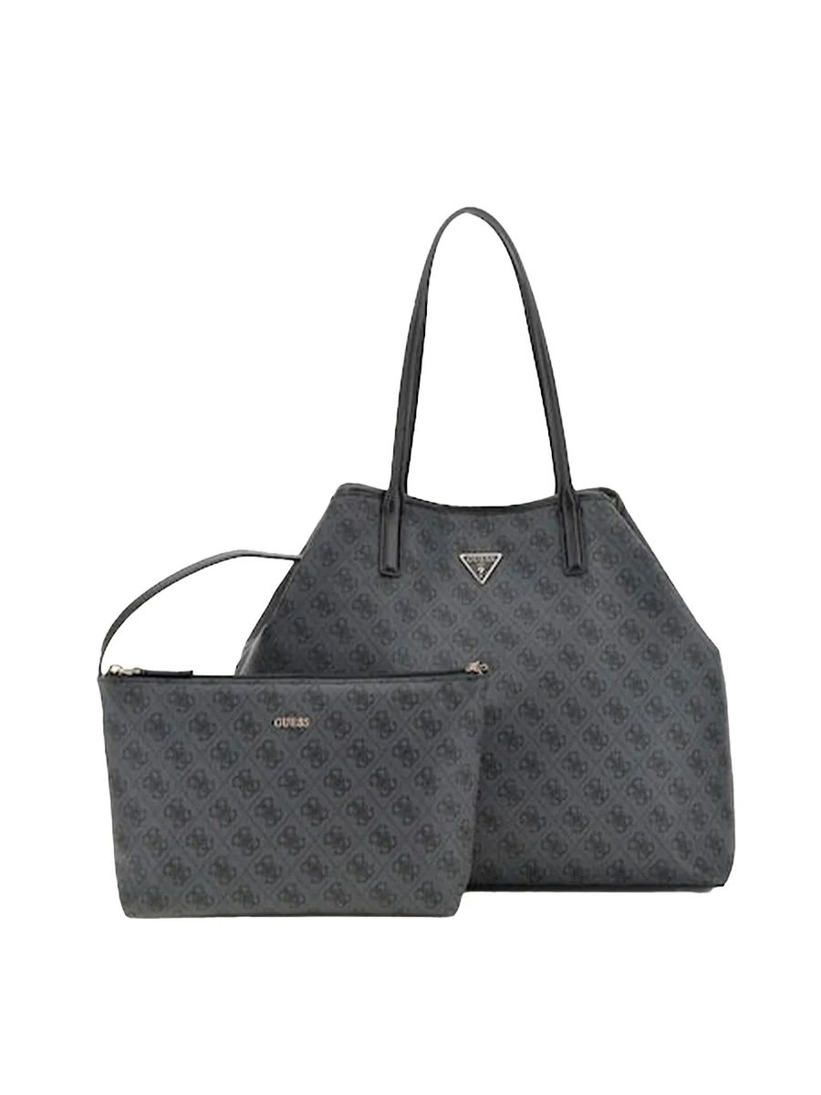 Monogramm-Shopper mit kleiner Tasche