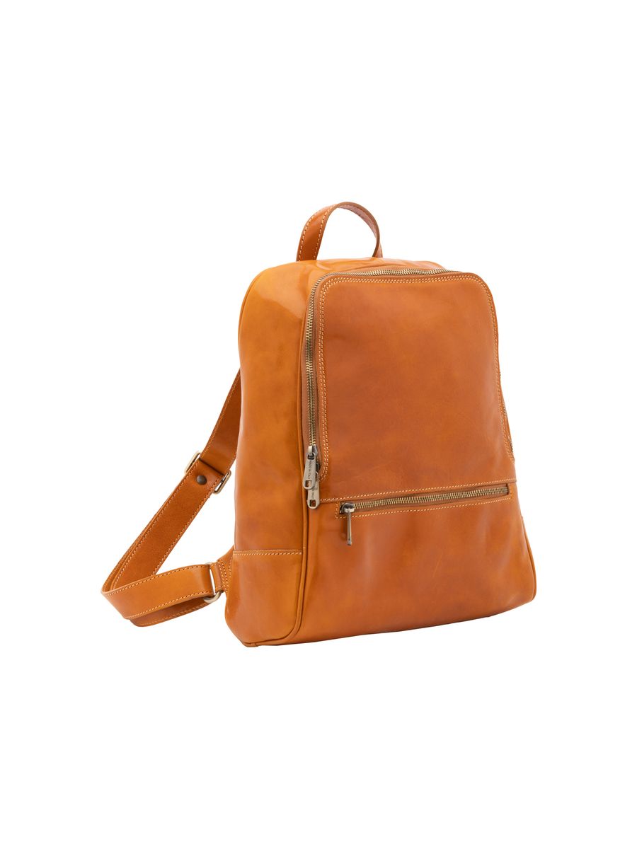 Polierter italienischer Lederrucksack