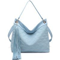 Gesteppte Hobo-Tasche aus Öko-Leder