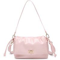 Elegante Schultertasche in Kroko-Optik