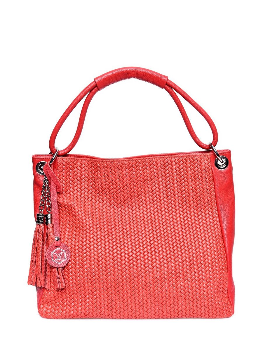 Geflochtene Hobo-Handtasche aus Leder