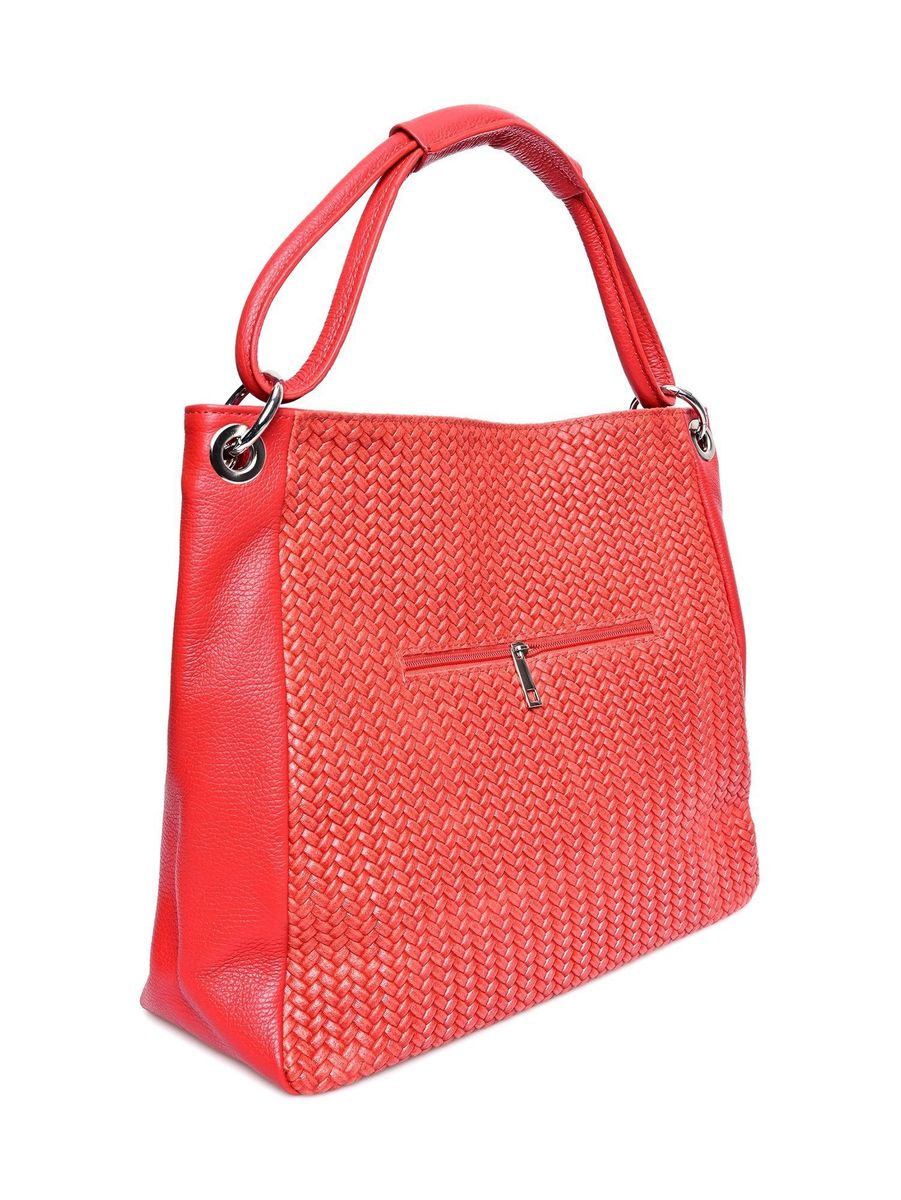 Geflochtene Hobo-Handtasche aus Leder