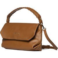 Elegante Ledertasche mit geflochtenem Griff