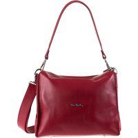 Elegante Schultertasche aus genarbtem Leder