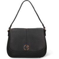 Strukturierte Schultertasche aus Kunstleder