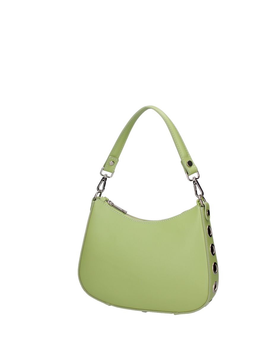Geschwungene Schultertasche mit Ösendetails