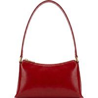 Glänzende Baguette-Tasche aus Lackleder