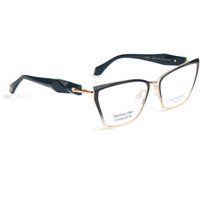 Elegante Cat-Eye Metallfassung