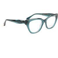 Facettenreiche Cat-Eye-Brillenfassung