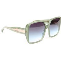 Übergroße Quadratische Acetat-Sonnenbrille