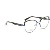 Elegante Cat-Eye-Brillenfassung aus Materialmix