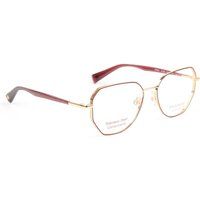 Elegante geometrische Metallbrillenfassung