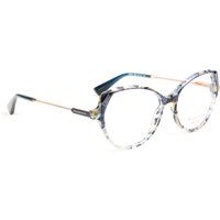 Gemusterte Cat-Eye-Brillenfassung