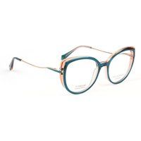 Zweifarbige Brillenfassung in Cat-Eye-Optik