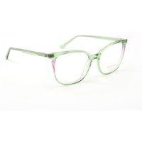 Eckiges transparentes Brillengestell