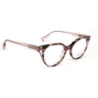 Gemusterte Vollrandbrille aus Azetat