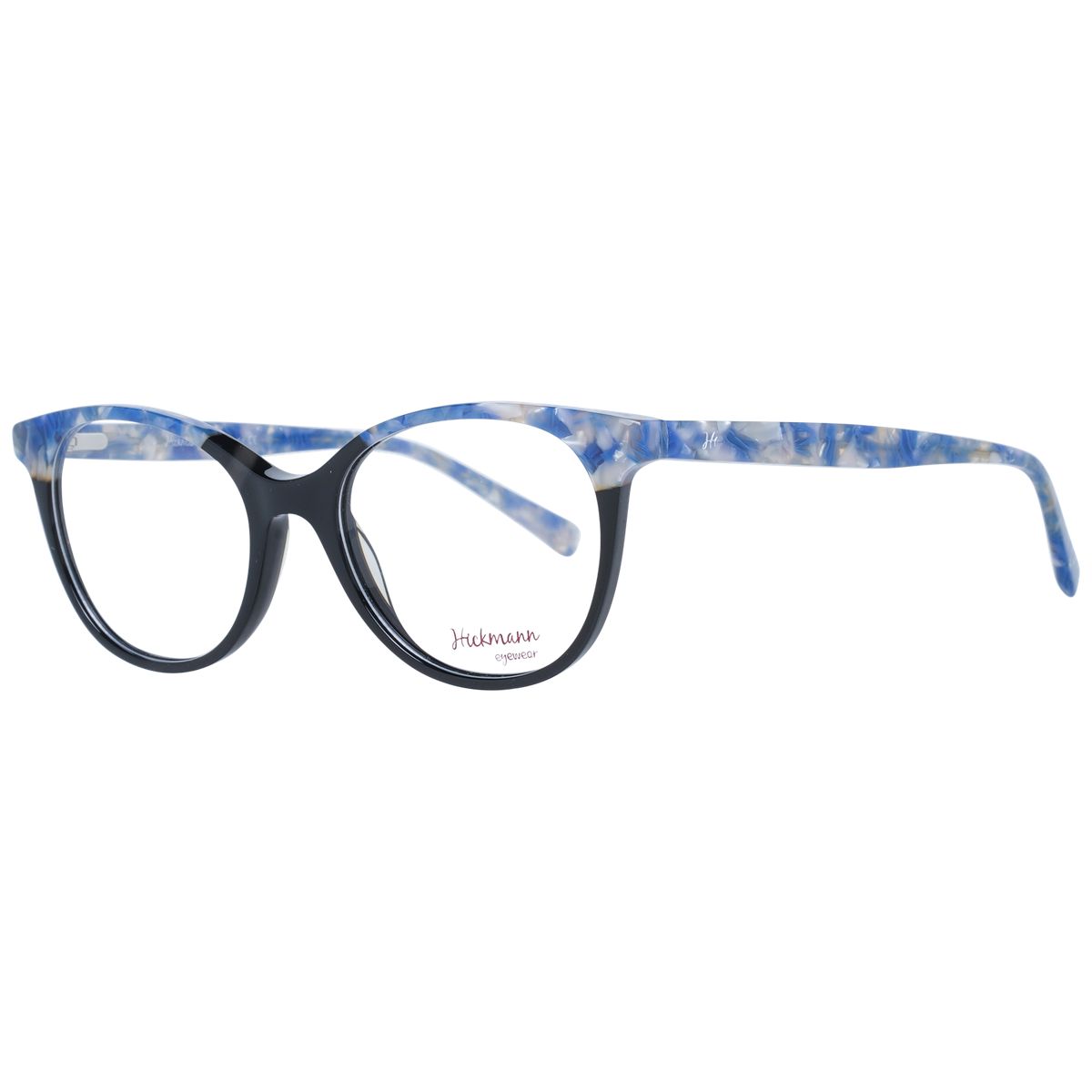 Zweifarbige abgerundete Cat-Eye-Brille
