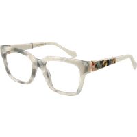 Elegante rechteckige Fassung mit Marmormuster