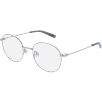 Minimalistische runde Metallbrille