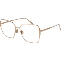 Geometrische Oversize-Brille aus Metall