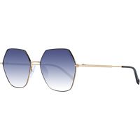 Geometrische Hexagon-Sonnenbrille mit Verlauf