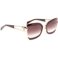 Geometrische Butterfly-Sonnenbrille aus Metall