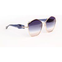 Geometrische Sonnenbrille mit Verlaufsgläsern