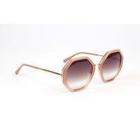 Übergroße geometrische Sonnenbrille mit Farbverlauf