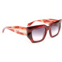 Skulpturale Übergroße Quadratische Sonnenbrille