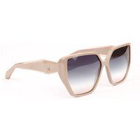 Übergroße geometrische Butterfly-Sonnenbrille