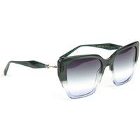 Übergroße Cat-Eye-Sonnenbrille mit Farbverlauf