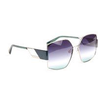 Geometrische Schmetterlings-Sonnenbrille mit Farbverlauf