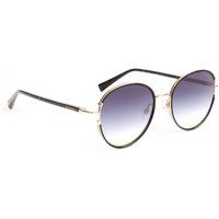 Elegante runde Metall-Sonnenbrille