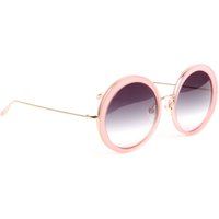 Runde Übergroße Sonnenbrille mit Farbverlauf