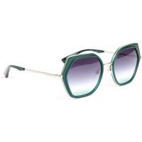 Geometrische Hexagonale Vollrand-Sonnenbrille